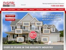 Tablet Screenshot of digitalsecuritydirect.com